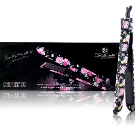 Royale Other - Royale Genius Hair straightener flat iron 1.25 Pure Ceramic Plates $385